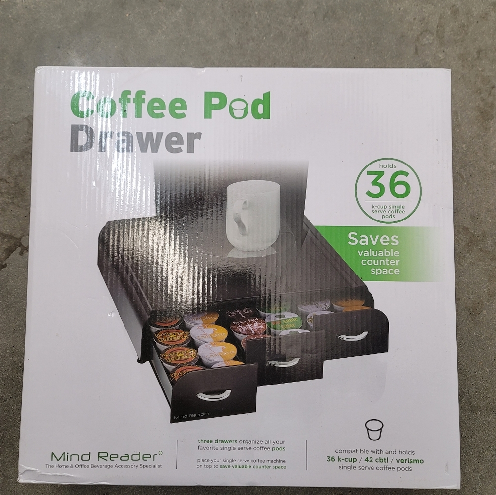 Coffee pod drawer